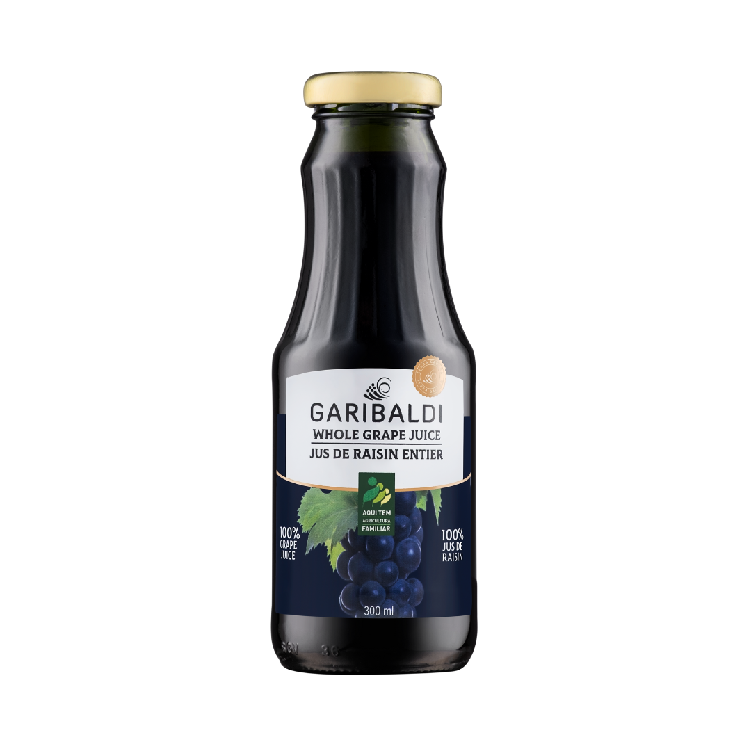 GARIBALDI - JUS DE RAISIN ROUGE ENTIER - BOITE DE 12x300ml - BB/MA: 07/FE/2027