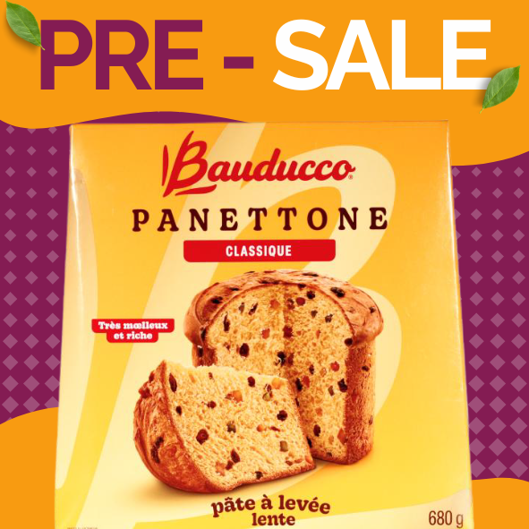 BAUDUCCO - PANETTONE TRADITIONNEL - BOITE DE 12x680g - PRE-SALE!!!