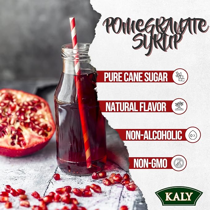 KALY - SIROP NATUREL DE GRENADE - BOITE DE 6x700ml - BB/MA: 15/FE/2026