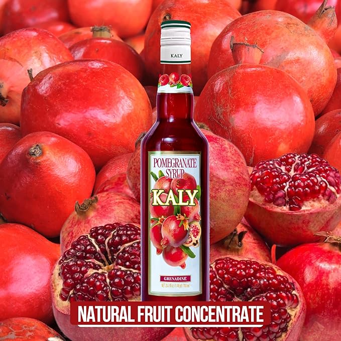 KALY - SIROP NATUREL DE GRENADE - BOITE DE 6x700ml - BB/MA: 15/FE/2026