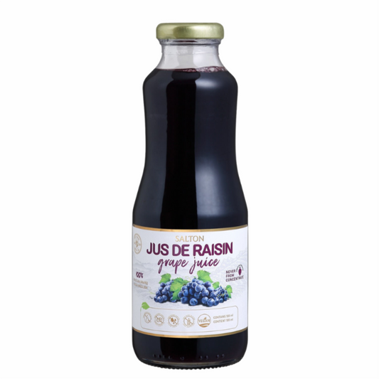 SALTON - JUS DE RAISIN ENTIER - BOITE DE 12x500ml - BB/MA: 03/FE/2026