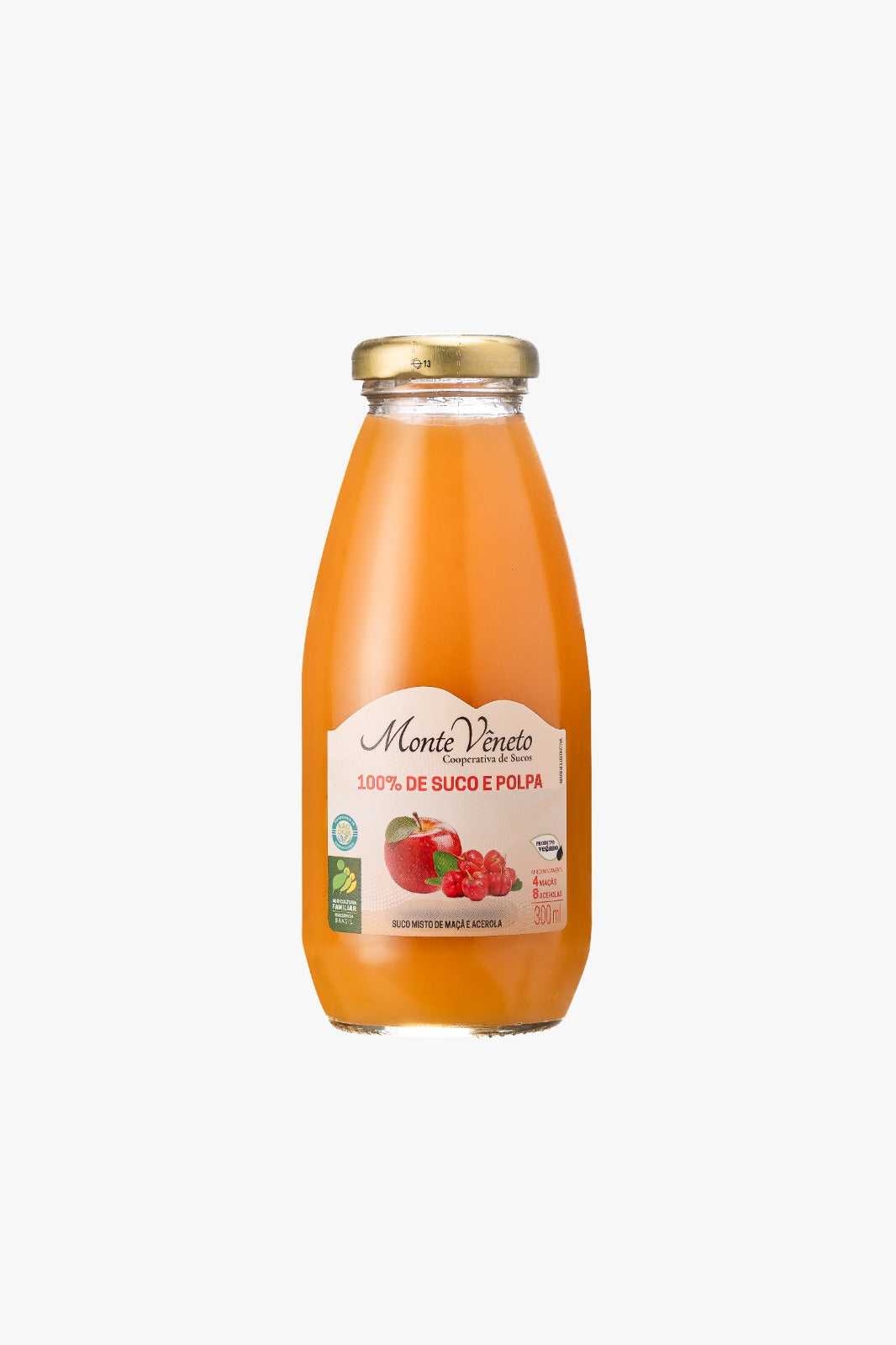 MONTE VENETO - JUS DE ACEROLA ET POMME - 12x300ml - BB/MA: 09/OC/2026