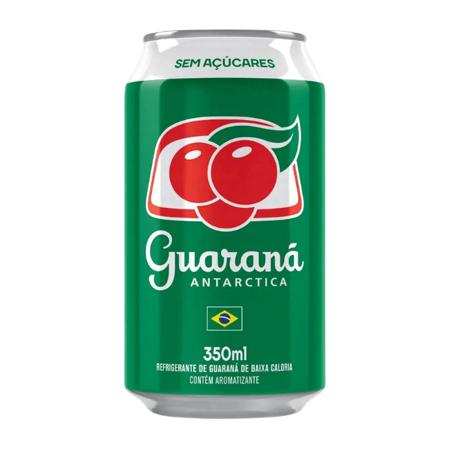ANTARCTICA - BOISSON GAZEUSE DE GUARANA ZERO CALORIE - BOITE DE 12x350ml - BB/MA: 27/JA/2027
