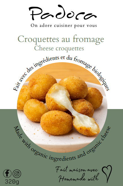 PADOCA - CROQUETTES AU FROMAGE - BOITE DE 6x320g