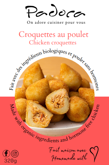 PADOCA - CROQUETTES AU POULET - BOITE DE 6x400g