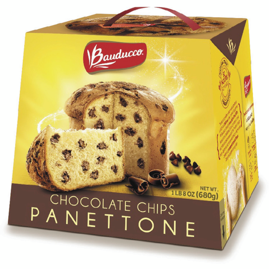 BAUDUCCO - PANETTONE AU CHOCOLAT - BOITE DE 12x680g - BB/MA: 31/MA/2026