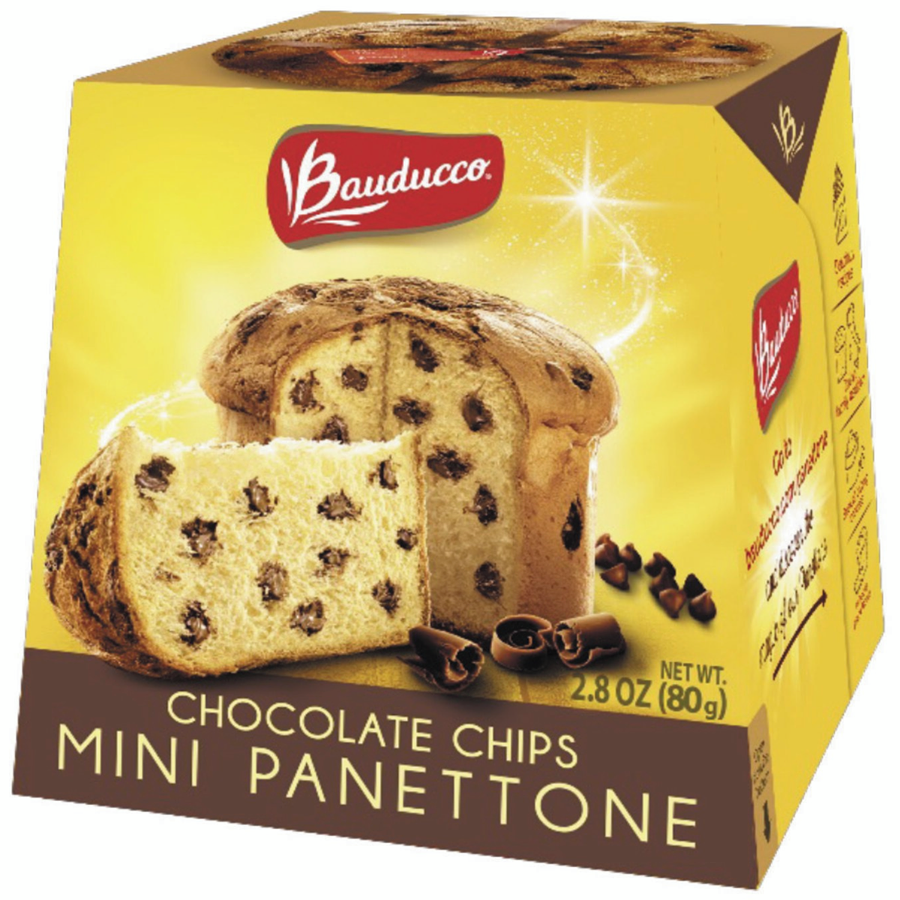 BAUDUCCO - MINI PANETTONE AU CHOCOLAT - BOITE DE 24x80g - BB/MA: 31/MA/2026