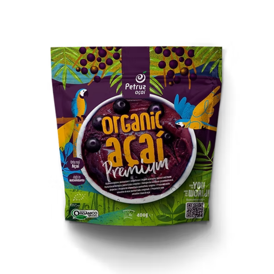 PETRUZ - PULPE BIOLOGIQUE - ACAI - BOITE DE 15x400g - BB/MA: 23/OC/2027