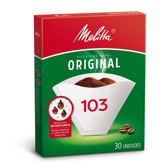 MELITTA - FILTRE A PAPIER- 1x6x30un - BB/MA: 17/OC/2025