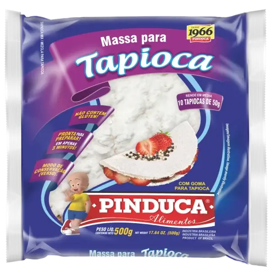 PINDUCA  - FARINE DE TAPIOCA HYDRATEE - BOITE DE 20x500g - BB/MA: 22/NO/2024