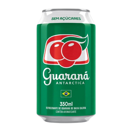 ANTARCTICA - BOISSON GAZEUSE DE GUARANA ZERO CALORIE - BOITE DE 12x350ml - BB/MA: 27/JA/2027